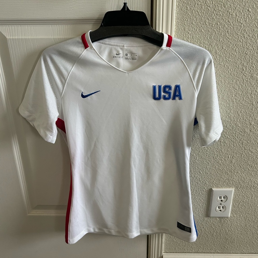 Nike USA Soccer Jersey White and Blue